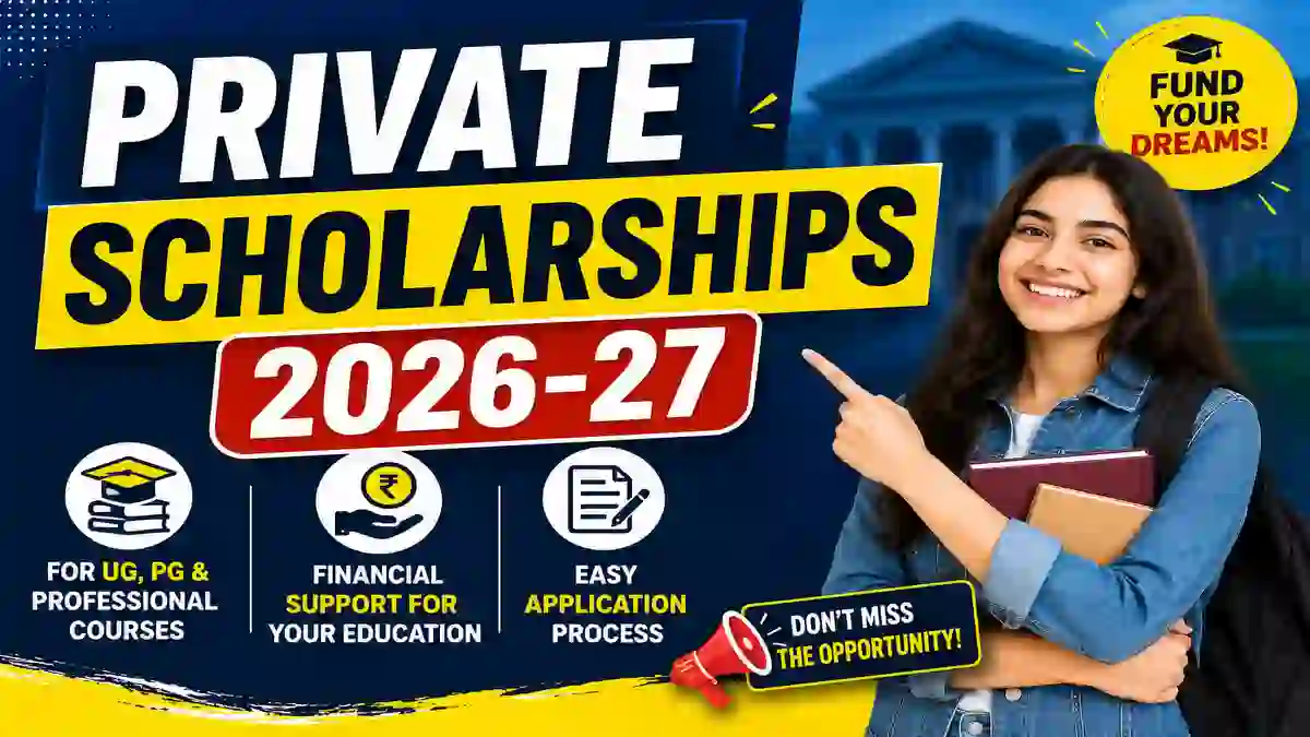 Private Scholarships 2026-27