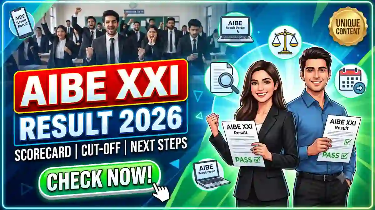 AIBE XXI Result 2026
