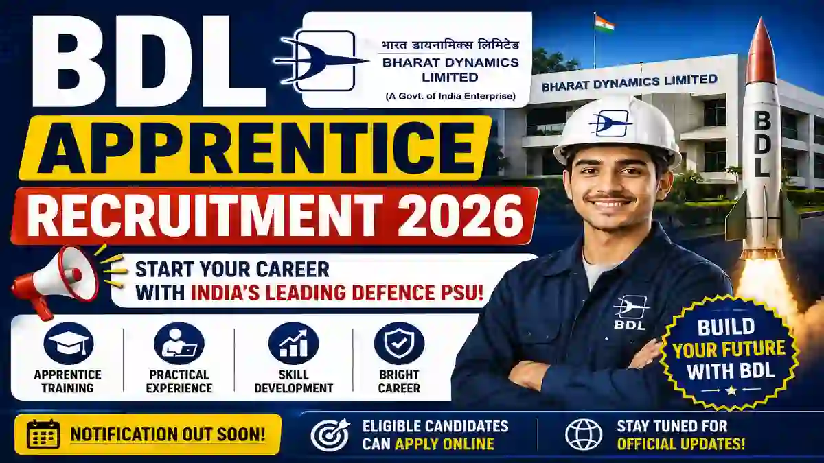 BDL Apprentice Recruitment 2026